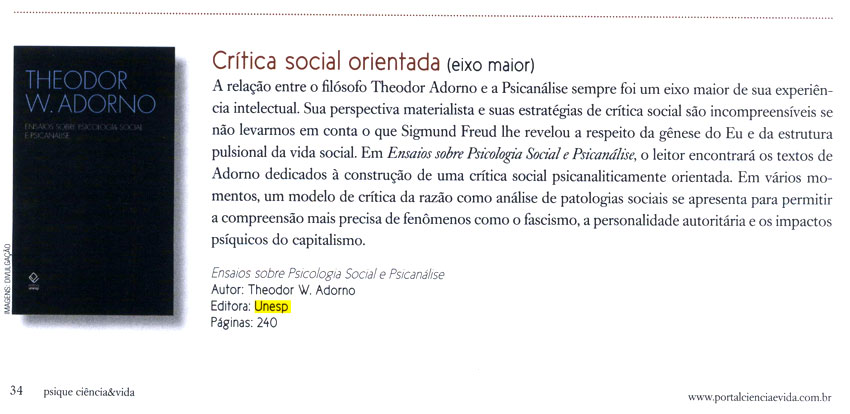 Adorno na Psique